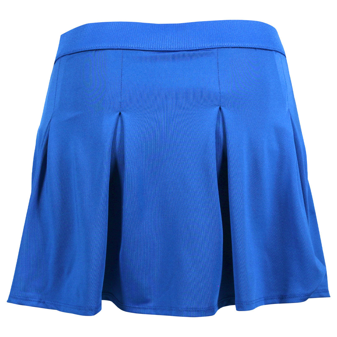 Lucky In Love Women's Pleat Party Skort - Electric Blue