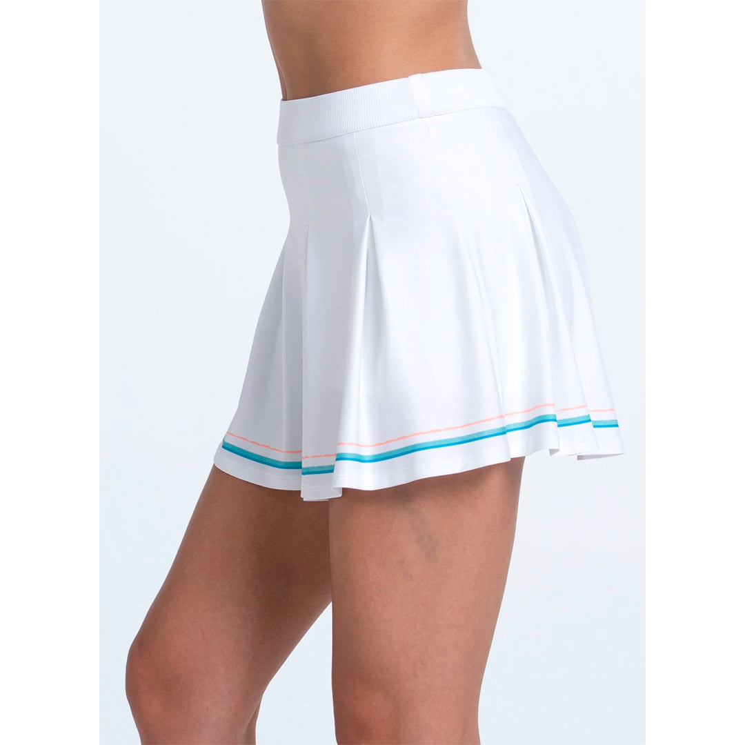 Lucky In Love Women's Making Waves Riding Tide Skort - White/Scuba