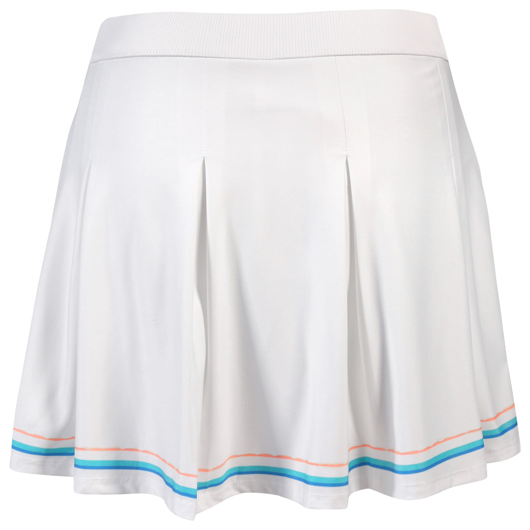 Lucky In Love Women's Making Waves Riding Tide Skort - White/Scuba