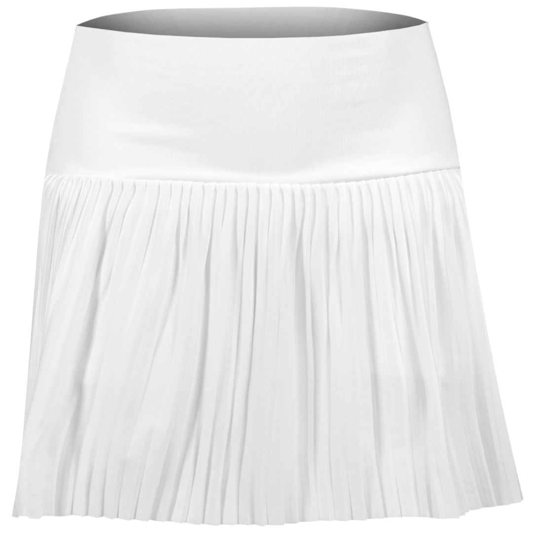 Lucky In Love Women's Tempo Pleated 14" Skort - White