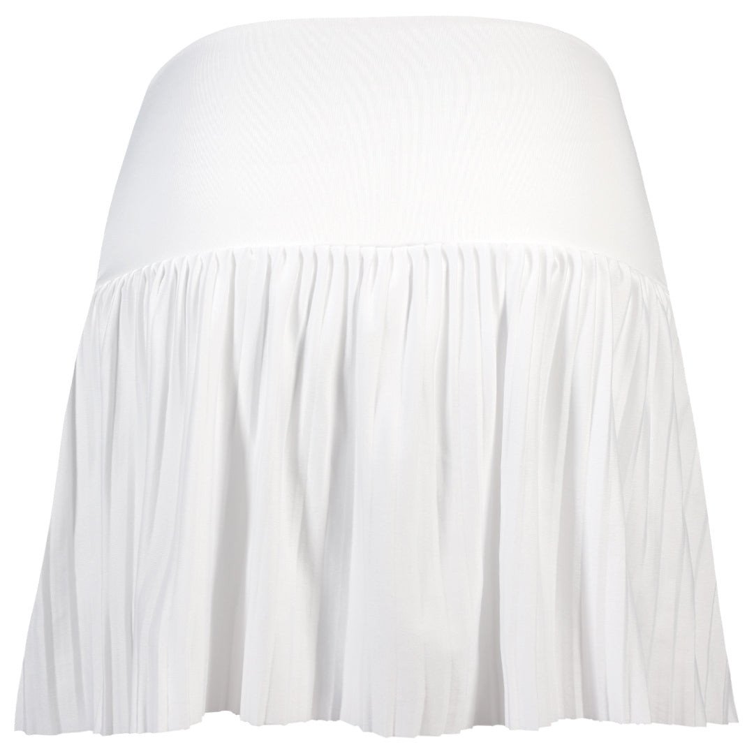 Lucky In Love Women's Tempo Pleated 14" Skort - White