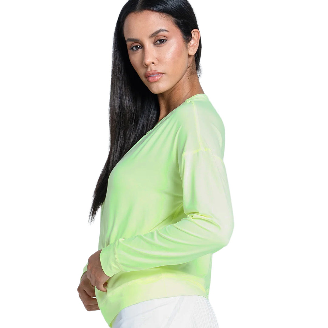 Lucky In Love Women's Hype Long Sleeve - Lemon Frost