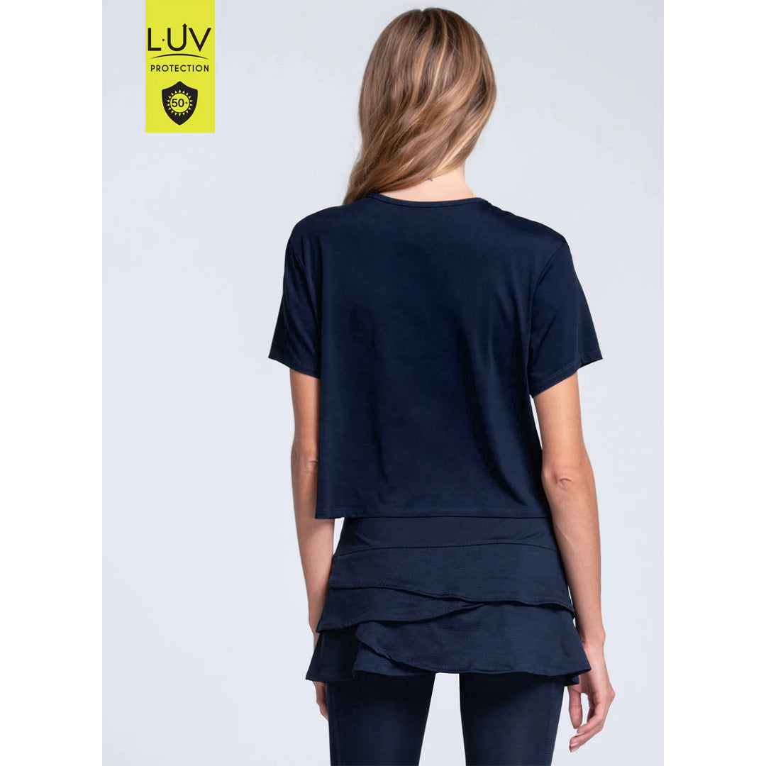 Lucky In Love Women's Power Box Tee - Midnight