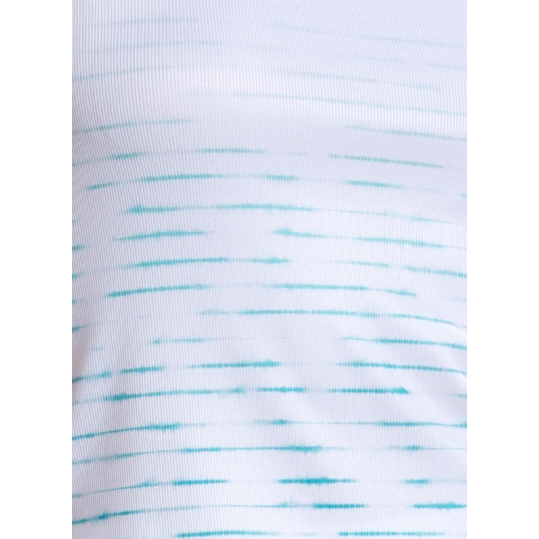 Lucky In Love Women's Making Waves Rising Tides Muscle Tank - White/Multi