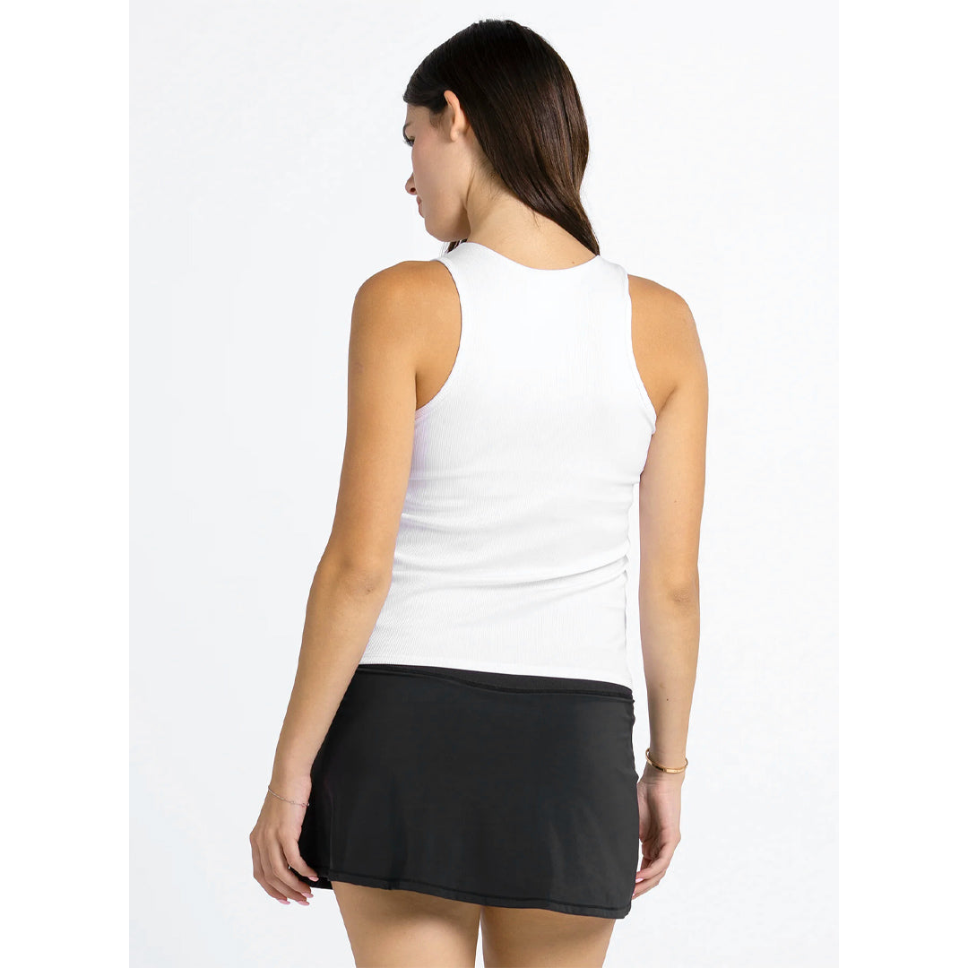 Lucky In Love Women's Glow Set Glow Stripe Tank - White/Tank