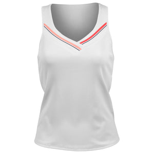 Lucky In Love Women's Glow Set Glow Stripe Tank - White/Tank