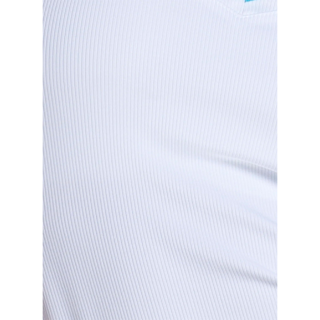 Lucky In Love Women's Making Waves Oasis Stripe Tank - White/Multi