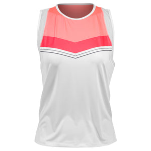 Lucky In Love Women's Glow Set Tank - White/Pink