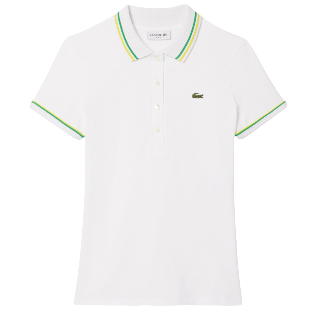 Lacoste Women's Jersey Polo - White