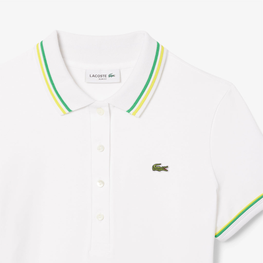Lacoste Women's Jersey Polo - White
