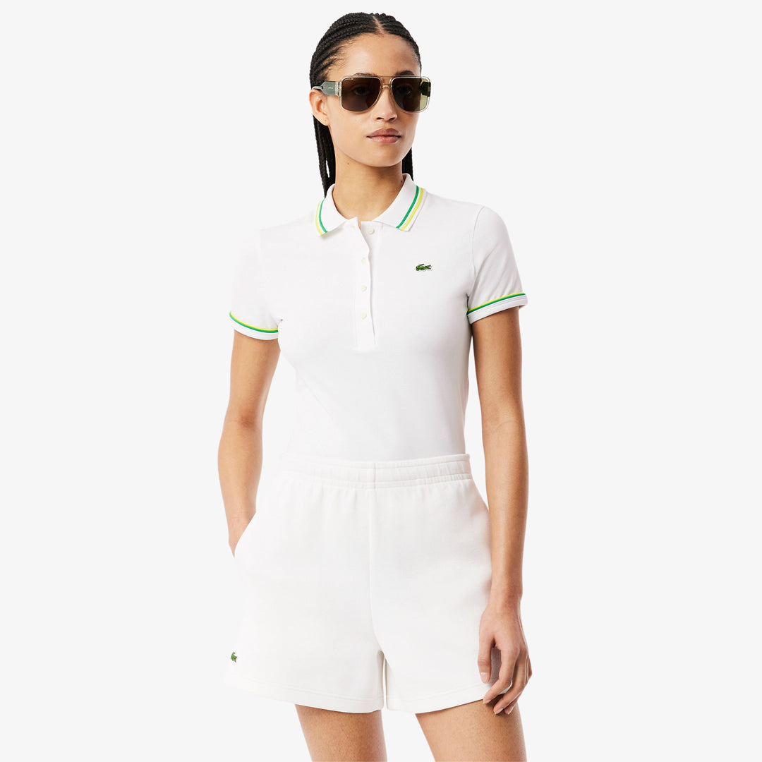 Lacoste Women's Jersey Polo - White