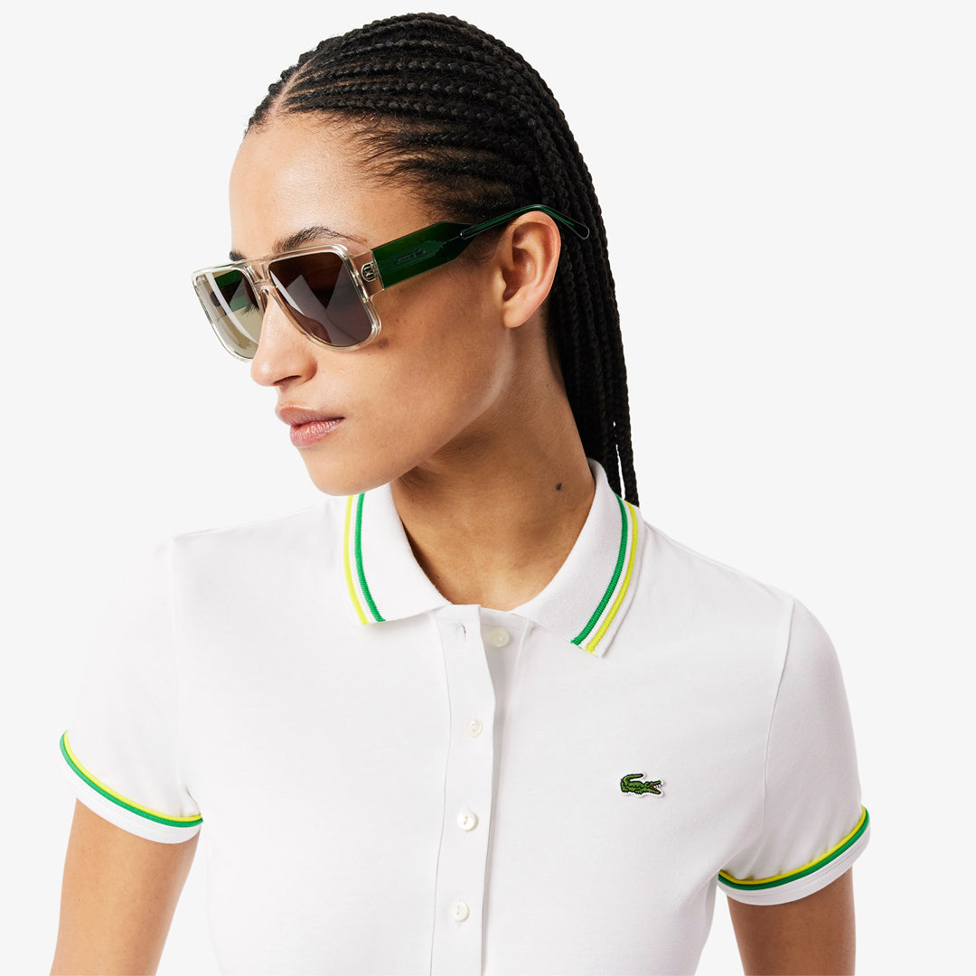 Lacoste Women's Jersey Polo - White