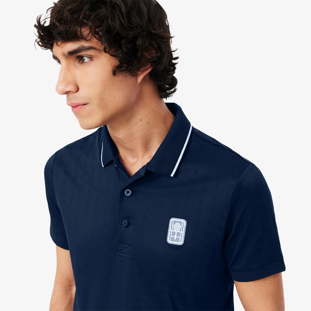Lacoste Men's Heritage Ultra Dry Polo - Navy Blue