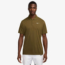Nike Men's DriFit Polo - Olive Flak/White