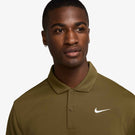 Nike Men's DriFit Polo - Olive Flak/White