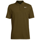 Nike Men's DriFit Polo - Olive Flak/White