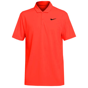 Nike Men's DriFit Solid Polo - Bright Crimson