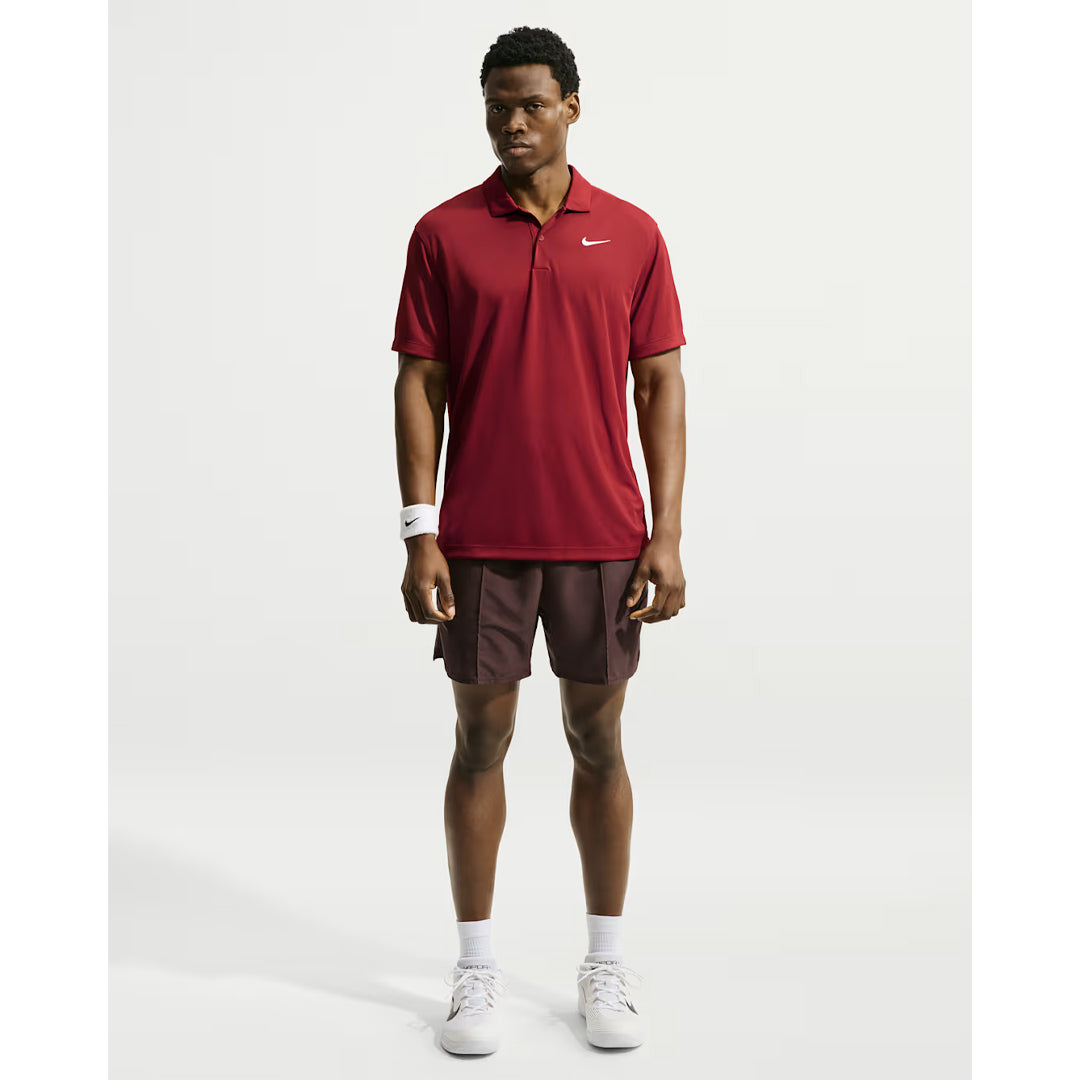Nike Men's DriFit Solid Polo - Team Red