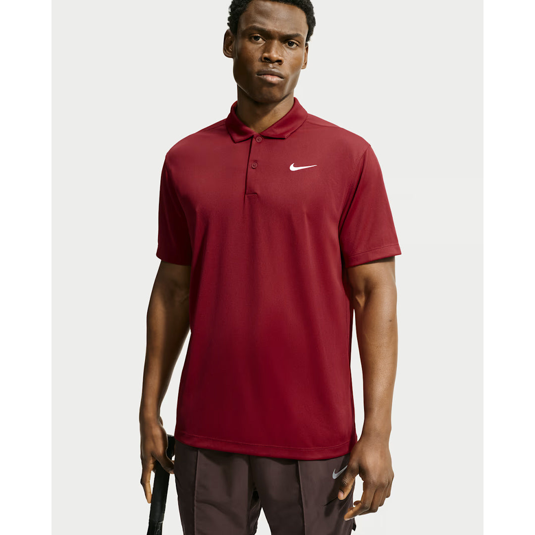 Nike Men's DriFit Solid Polo - Team Red