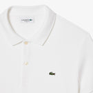 Lacoste Men's Pima Cotton Ribbed Polo - White