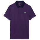 Lacoste Men's Medvedev X Tennis Polo - Purple/Navy Blue