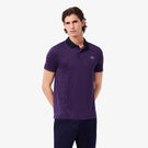Lacoste Men's Medvedev X Tennis Polo - Purple/Navy Blue