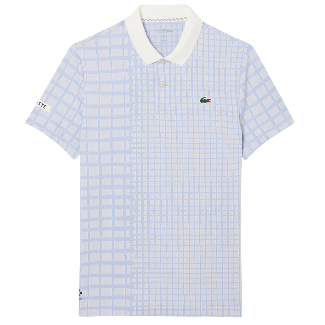 Lacoste Men's Medvedev X Tennis Polo - White/Purple