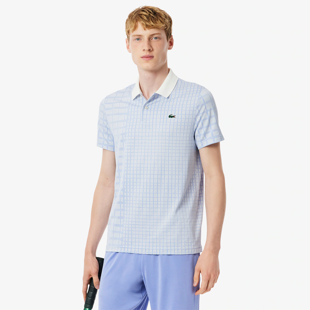 Lacoste Men's Medvedev X Tennis Polo - White/Purple