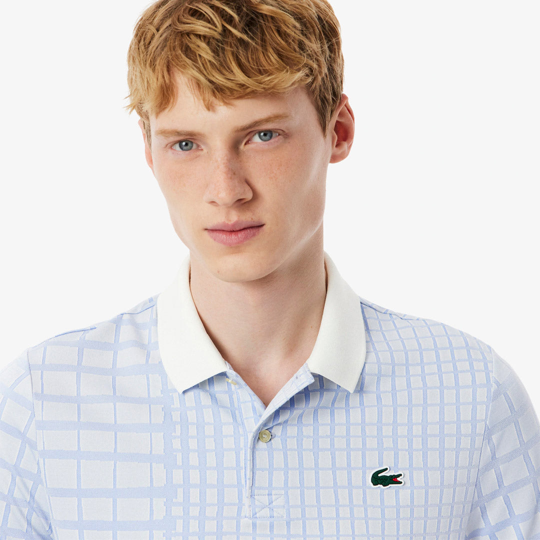 Lacoste Men's Medvedev X Tennis Polo - White/Purple
