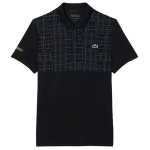 Lacoste Men's Novak Djokovic Tennis X Polo - Black