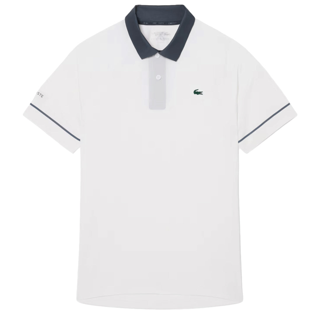 Lacoste Men's Djokovic X Tennis On Court Polo - Flour/Urban