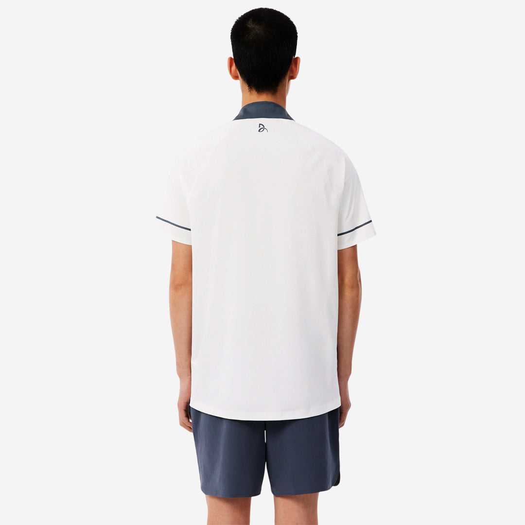 Lacoste Men's Djokovic X Tennis On Court Polo - Flour/Urban