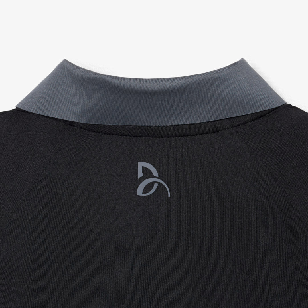 Lacoste Men's Djokovic X Tennis On Court Polo - Black/Grey