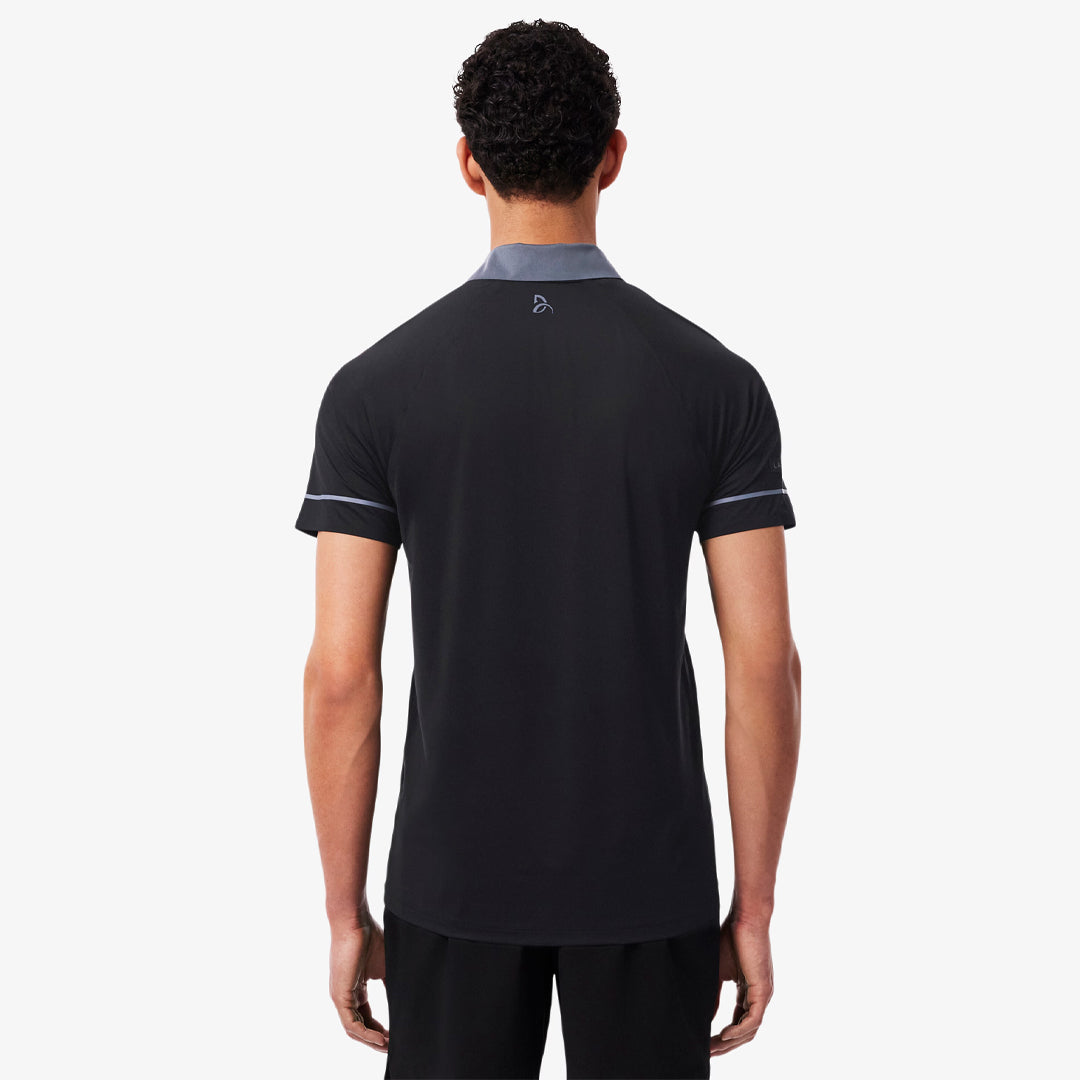 Lacoste Men's Djokovic X Tennis On Court Polo - Black/Grey