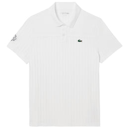 Lacoste Men's Heritage Ultra Dry Tennis Polo - White