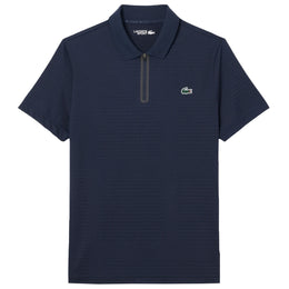 Lacoste Men's Ultra Dry Jacquard Polo - Navy Blue