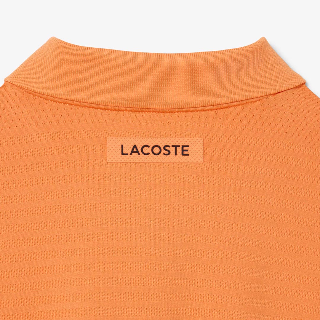 Lacoste Men's Ultra Dry Jacquard Polo - Orange