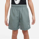 Nike Boys Multi Woven Short - Smoke Grey/White