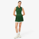 Lacoste Women's Heritage Tennis Dress - Green/White