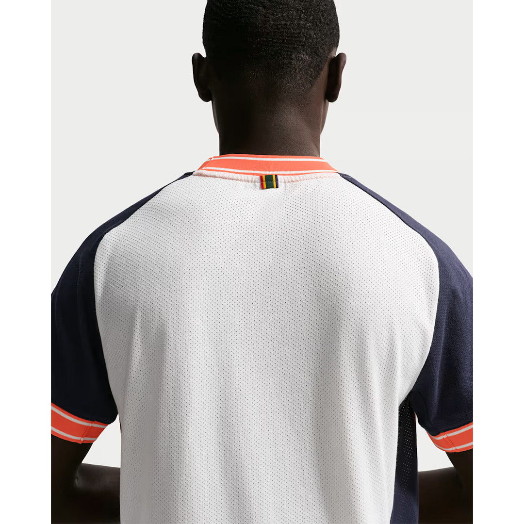Nike Men's Heritage Court Short Sleeve - Sail/Dark Obsidian
