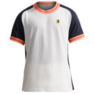 Nike Men's Heritage Court Short Sleeve - Sail/Dark Obsidian