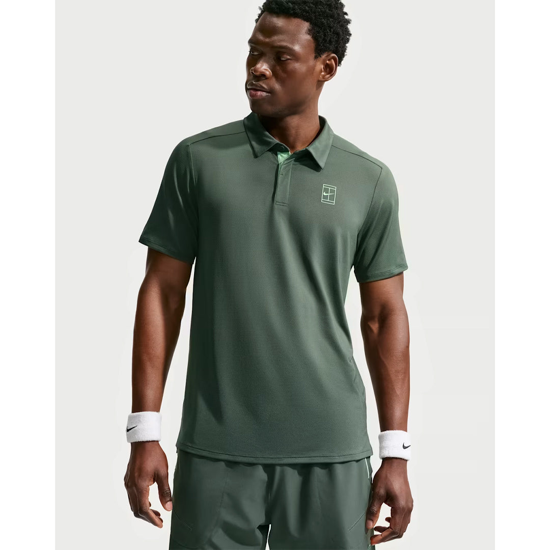 Nike Men's Advantage Polo - Camo Green