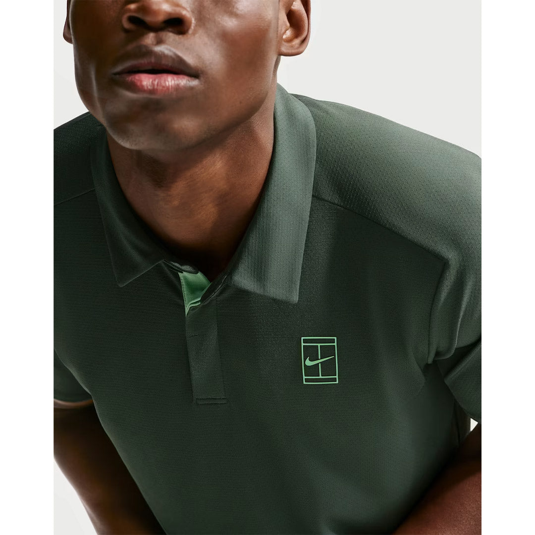 Nike Men's Advantage Polo - Camo Green