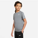 Nike Boys Miler Tee - Smoke Grey
