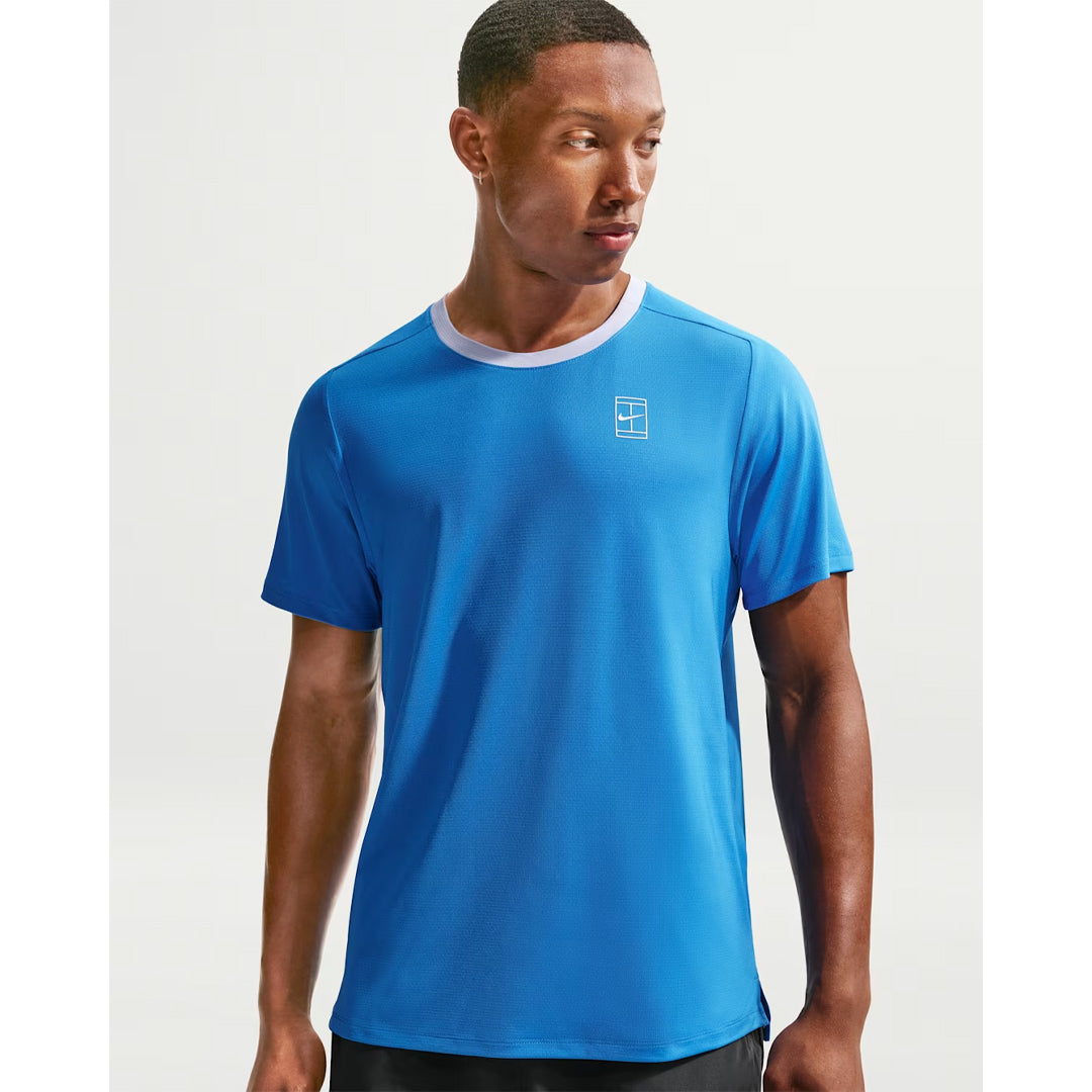 Nike Men's Advantage Court Top - Light Photo Blue