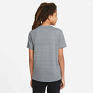 Nike Boys Miler Tee - Smoke Grey
