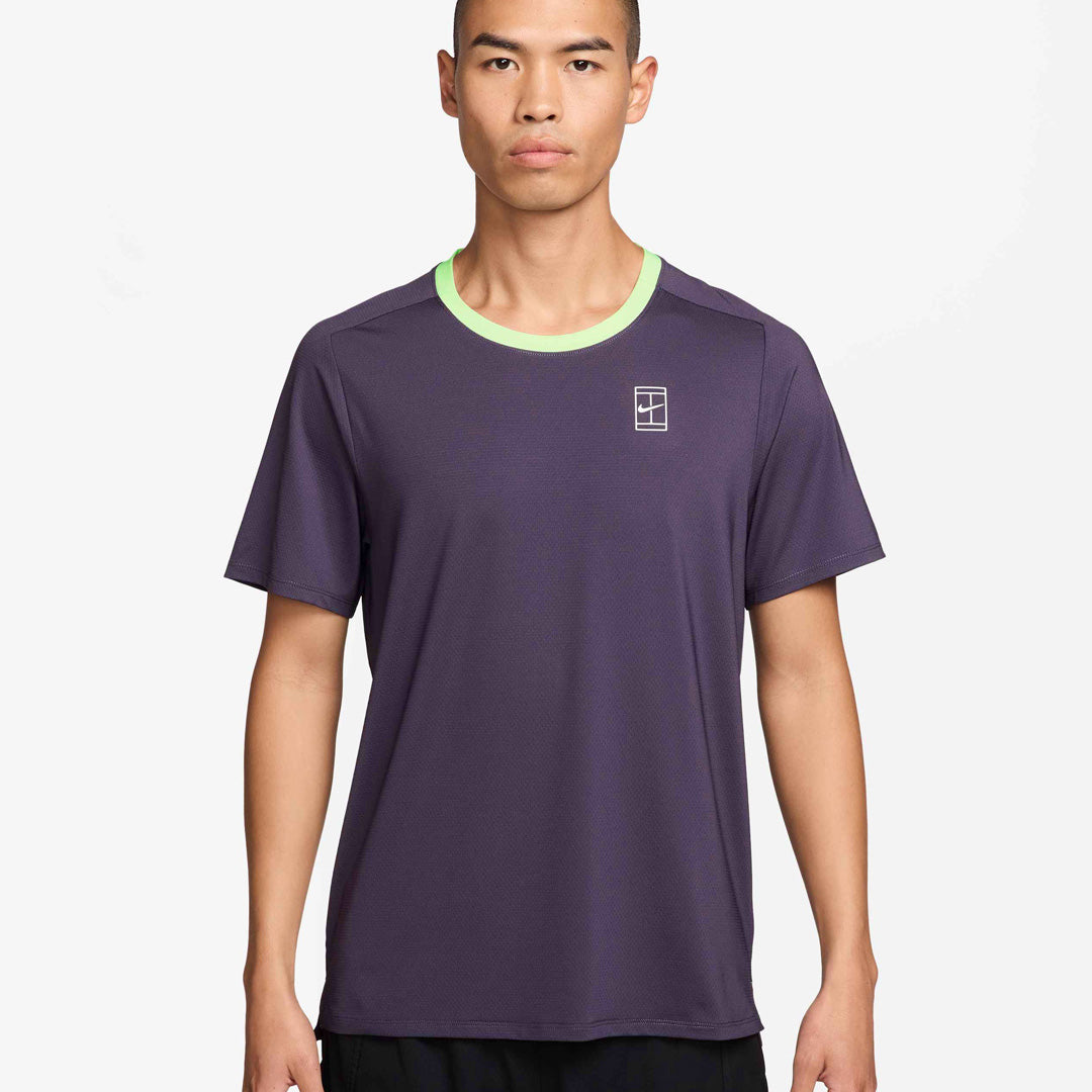 Nike Men's Advantage Court Top - Dark Raisin