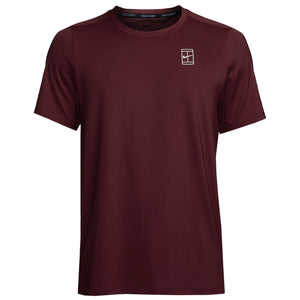 Nike Men's Advantage Court Top - Burgundy Crush/White