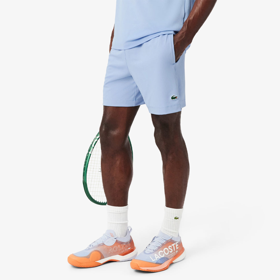 Lacoste Men's Ultra Dry Training Short - Light Blue