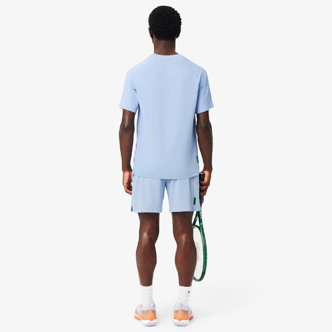 Lacoste Men's Ultra Dry Training Short - Light Blue